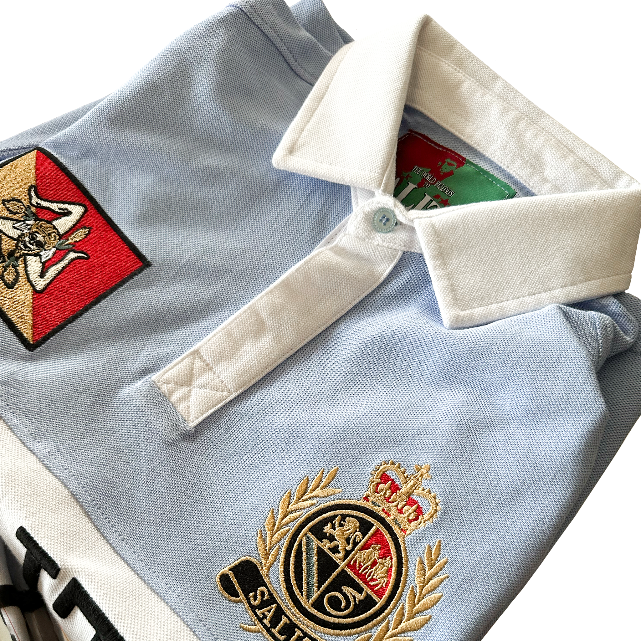 SALITE POLO SICILY VINTAGE BLUE