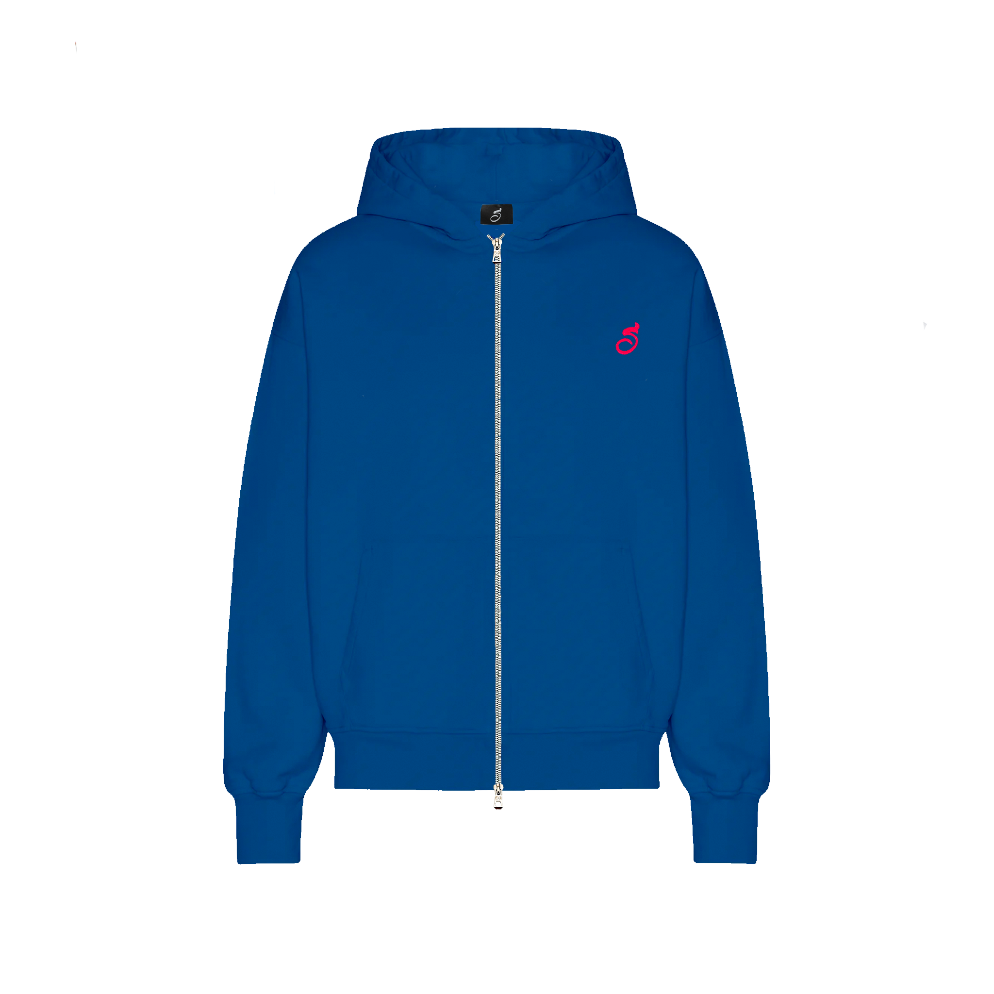 ZIP HOODIE NAVY BLUE