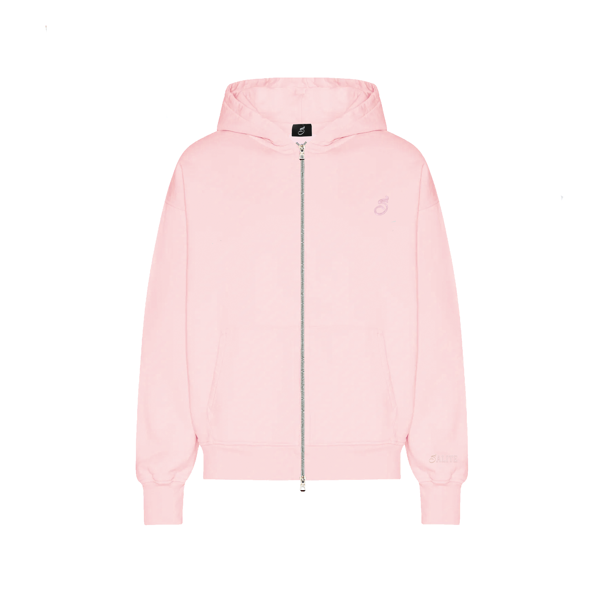 ZIP HOODIE FROSTED PINK